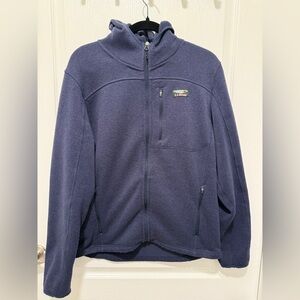 L.L. Bean Navy Blue Fleece Jacket